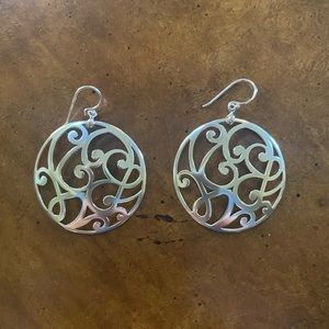 Vintage Silpada W2137 Sterling silver scroll earrings